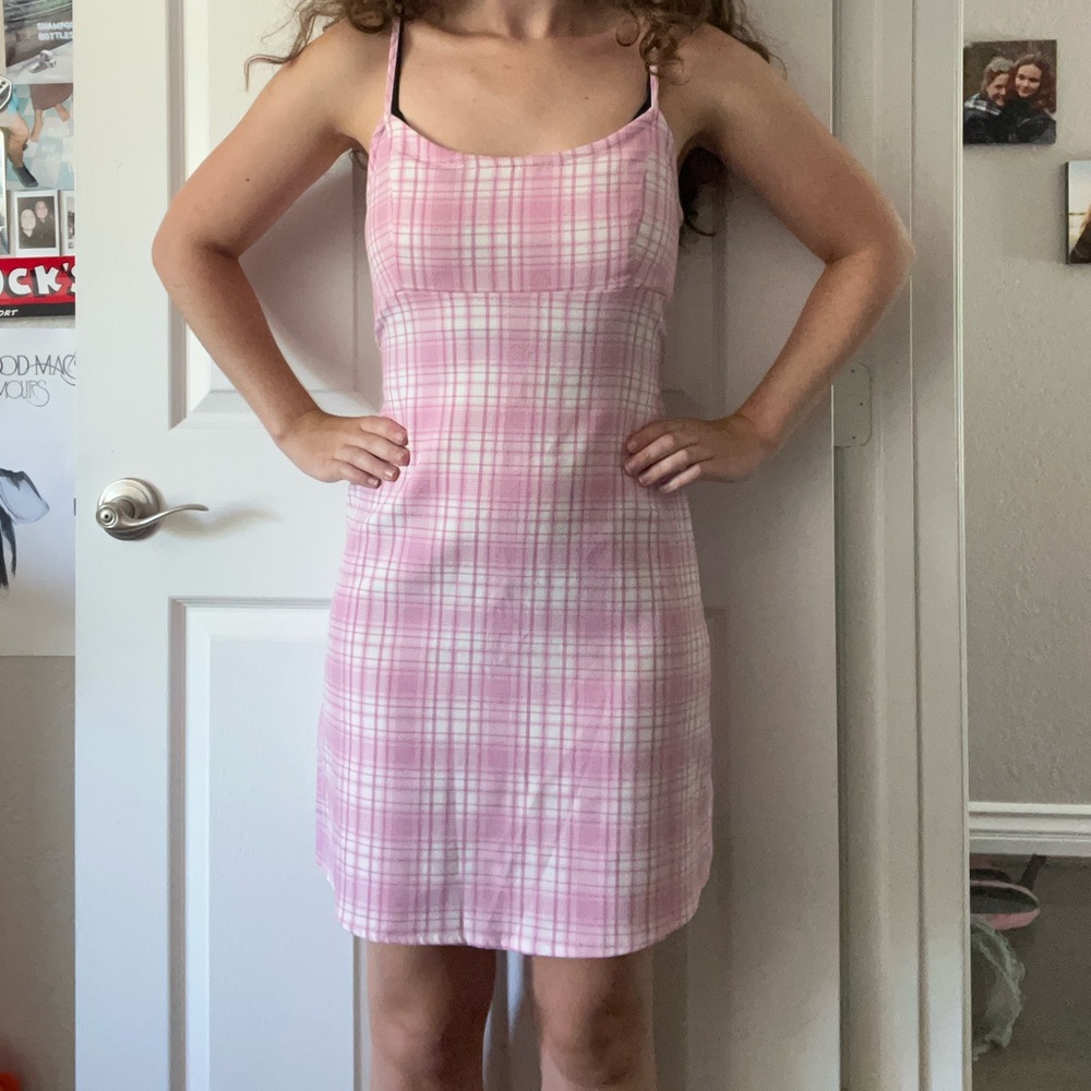 NWOT John Galt Plaid Dress - Picture 11 of 12